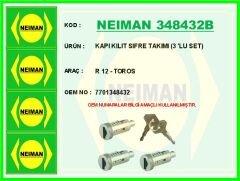 NEIMAN 348432B KAPI KILIT SIFRE TAKIMI 3 LU SET R 12 - TOROS