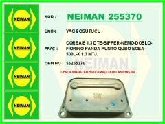 NEIMAN 255370 YAĞ SOĞUTUCU FIAT EGEA 16> 500L 12> DOBLO 15> FIORINO 16> ALFA ROMEO MİTO 09>18 1.3D MTJ EURO 6