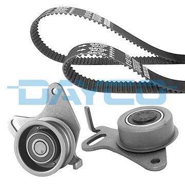 DAYCO KTB400 TRİGER KAYIŞ SETİ EKSANTRİK SETİ HYUNDAI H100 STAREX 2.5L D4BB D4BF 97-> / KIA K2500 2.5L D4BH 03- > / MITSUBISHI L300. L200 2.5L 4D56 K64T K74T 96-07 / PAJERO 2.5L 4D56 94-> 2 KAYIŞ 2 RULMAN 16