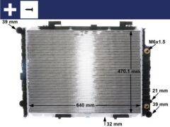 MAHLE CR2204001S MOTOR SU RADYATORU MERCEDES E-CLASS M111 W210 S210 KLIMALI