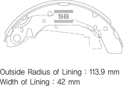 SANGSIN SA111 ARKA BALATA KAMPANA HYUNDAI MATRIX 00>SONATA 98-01 1/KIA OPTIMA 2.0cc 01>