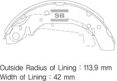 SANGSIN SA111 ARKA BALATA KAMPANA HYUNDAI MATRIX 00>SONATA 98-01 1/KIA OPTIMA 2.0cc 01>