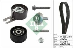 INA 530037510 EKSANTRİK GERGİ KİTİ P206-P207-P307-P308-P407-P3008-EXPERT-PARTNER-BERLINGO-JUMPY-C2-C3-C4-C5- XSARA-FOCUS II-FIESTA V-VI VOLVO S40-C30-V50-FIAT SCUDO EURO4 1.6 HDI-TDCİ