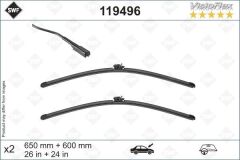 VALEO 119496 SILECEK SUPURGESI TAKIMI 650mm / 600mm MERCEDES SPRINTER B907 B910 18> SWF
