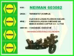 NEIMAN 603082 TERMOSTAT 89 C RENAULT CLIO IV 12> CAPTUR 13> 0.9TCe