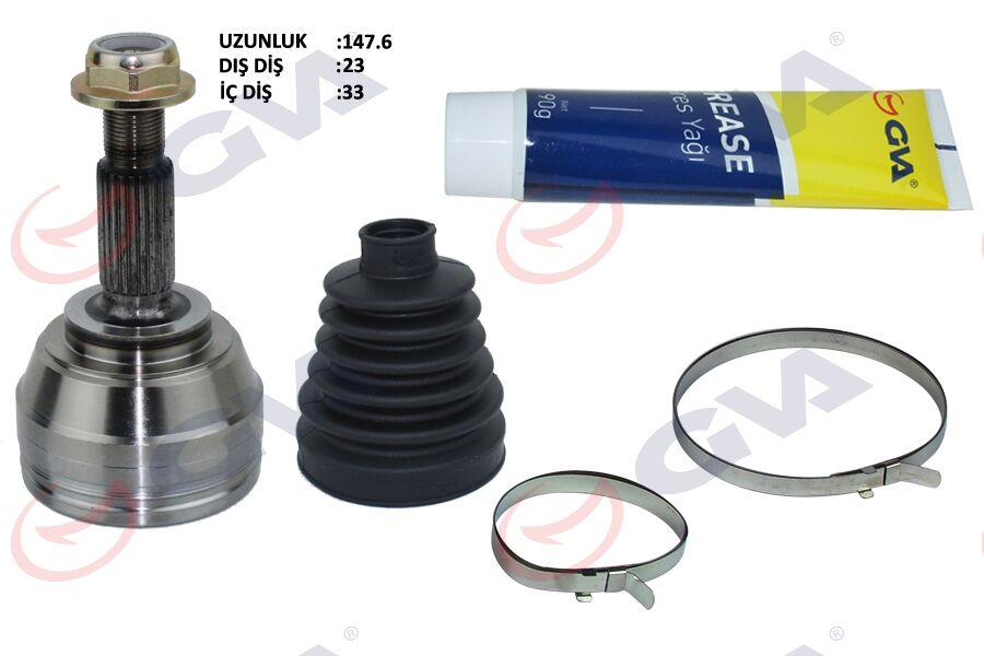 GVA 4414320K AKS KAFASI DIŞ ÖN CLIO IV 1.5 DCI 12- 75-90HP - 16- 110HP 6 MISKETLI 23x33x49 144mm