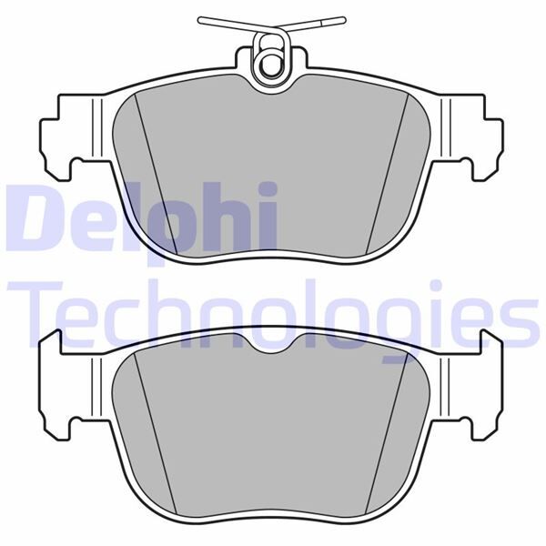 DELPHI LP3674 FREN BALATASI ARKA AUDI-SEAT-SKODA-VW 11/2019>
