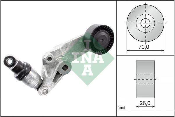 INA 534001610 ALTERNATÖR KAYIŞI OTOMATİK GERGİ RULMANI KOMPLE TOYOTA AVENSIS 1.6L 3ZZFE ZZT250 03-08 / COROLLA 1.4L 1.6L 4ZZ-FE 3ZZ-FE ZZE111 ZZE112 ZZE120 ZZE121 VVTİ 00-06 / VERSO 1.6L 3ZZ-FE ZNR10 04-09