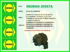 NEIMAN 65567A İLAVE SU POMPASI CADDY IV 1.0-GOLF VII 1.2 TSI-JETTA IV1.4-PASSAT 1.4-POLO 1.2-A1 CITY CARVER-A1-A3-