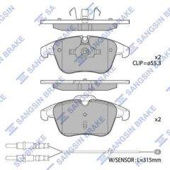 SANGSIN SP2207A ÖN FREN BALATASI FİŞLİ P407 04>10 2.0 HDI P508 10>18 C5 1.6 1.8 2.0 1.6 HDI-2.0 HDI 08>16