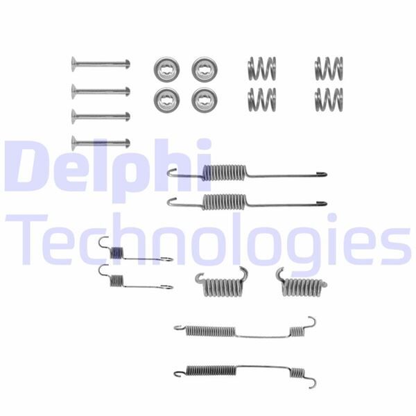 DELPHI LY1034 FREN PABUÇ MONTAJ TAKIMI ARKA FORD ESCORT 10/85>09/90