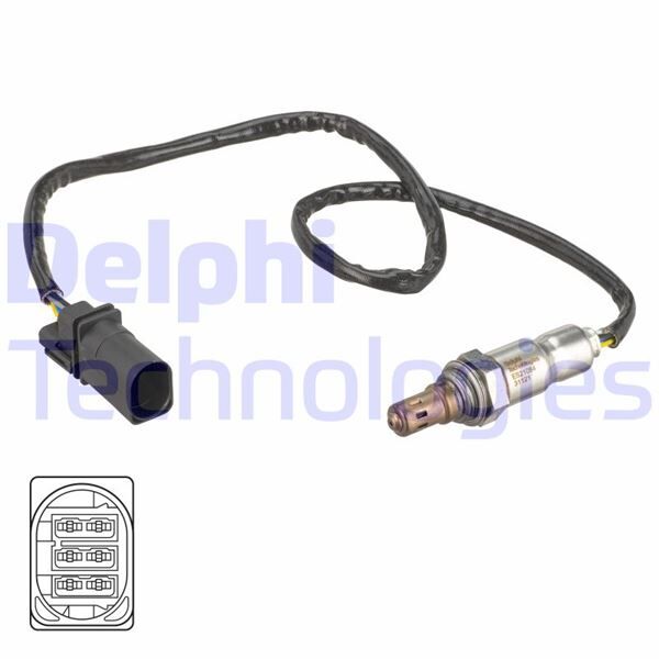 DELPHI ES21084-12B1 OKSİJEN SENSÖRÜ PUNTO EVO-LINEA-500-DOBLO-FIORINO 1.3 DMTJ-ALFA LAMBA SENSÖRÜ