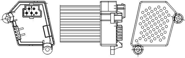 MAHLE ABR33000S KLIMA FAN REGULATORU BMW E39 E46 E83 E53