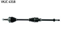 SKF VKJC4318 KOMPLE AKS SAĞ PEUGEOT P206 1.6i TU5 98>06 21x22x48T 886mm ABS Lİ