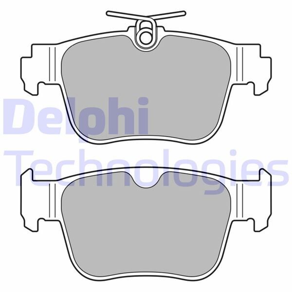 DELPHI LP3669 FREN BALATASI ARKA AUDI-CUPRA-SEAT-SKODA-VW 07/2019>