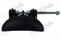 GVA 8643211 DIŞ KAPI KOLU ÖN SOL SİYAH DESENLİ 206 98-06