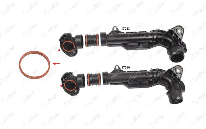 NIFEA 17052 TURBO HAVA HORTUM CONTASI CORSA F-ASTRA L-MOKKA-COMBO E-CRANDLAND-CROSSLAND-VIVARO C-PARTNER- BERLINGO-RIFTER-EXPERT-P208-P301-P308-P508-P2008-P3008-P5008-C3-C4-C5-DS3-PROACE CITY 1.5 HDI