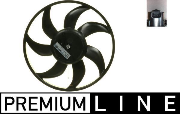 MAHLE CFF120000P FAN MOTORU OPEL CORSA D 06> GRANDE PUNTO 06> 1.0-1.2-1.4 XE-XEP 130W-390mm KLİMASIZ ARAÇLAR