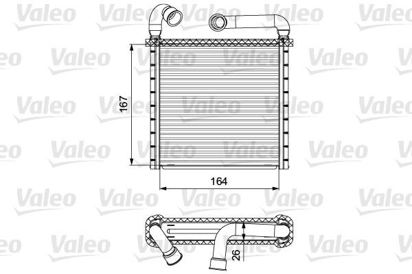 VALEO 811506 KALORİFER RADYATÖRÜ GOLF 7-PASSAT-TIGUAN-CRAFTER-OCTAVIA-SUPERB-ATECA-Q3 13> 164X167X26