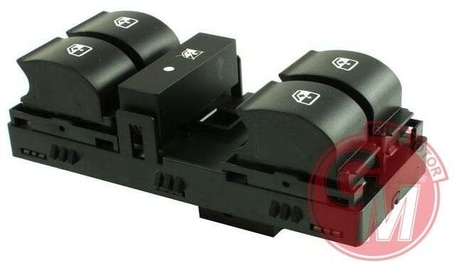 CAM ANAHTARI KUMANDA GRUBU ÖN SOL FİAT DOBLO 12FİŞLİ ÇERÇEVESİZ