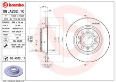 BREMBO 08A20210 ARKA FREN AYNASI GOLF V-V-PASSAT 05> JETTA III-TOURAN 03>TIGUAN 07>A3 04> OCTAVIA 04>LEON 05>