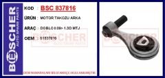 BSC 837816 MOTOR TAKOZU ARKA DOBLO II 09> 1.3D MTJ