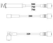 HELLUX LPG.3252 BUJİ KABLOSU TAKIMI LPG Lİ OPEL VECTRA A-ASTRA F-KADETT E 1.8-2.0 8V 18SV-18SE-C18NZ-C20NE