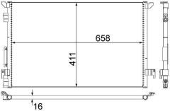 MAHLE AC294000S KLİMA RADYATÖRÜ KONDANSATÖR OPEL VECTRA C 02> 660x411x16