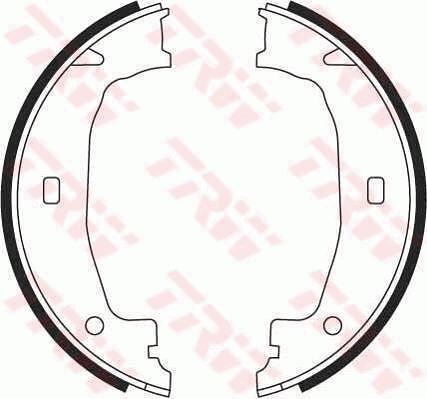 TRW GS8432 FREN BALATASI ARKA PARK FRENI BMW E81 E82 E87 E88 F20 E46 E90 E91 E92 E93 F30 F31 F32 F36 E85 E86
