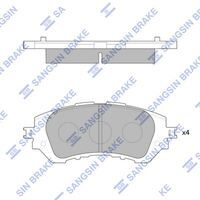 SANGSIN SP1780 ÖN FREN BALATA TOYOTA YARIS 1.3L 1.5L 2NZ-FE 1NR-FE 1NZ-FE NSP150 NSP151 NCP150 14->
