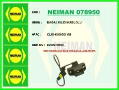 NEIMAN 078950 BAGAJ KILIDI KABLOLU CLIO-KANGO YM
