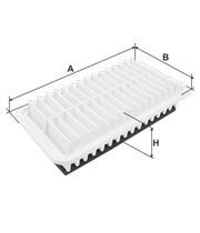 FILTRON FILT AP 142/3 COROLLA (E12) : AVENSIS (T25) 1.6/1.8/2.0 03-08 : VERSO (E12, R1) 1.6/1.8 02-08 HAVA FILTRESI .