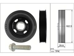 INA 544017920 KRANK KASNAĞI RENAULT KADJAR 15>TALISMAN 15>MEGANE IV 15>SCENIC IV 15> TRAFIC III 15> 1.6dCi R9M 7 KABURGA