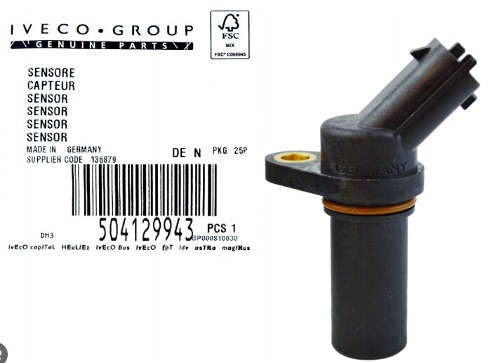 IVECO 504129943 KRANK MİL SENSÖRÜ DUCATO 06> JUMPER 06> BOXER 06> DAILY 06> 2.3 JTD 2.8 JTD 3.0 JTD