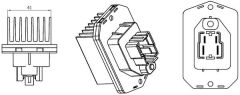 MAHLE ABR76000S KLIMA FAN REGULATORU LAND ROVER DISCOVERY III-IV L319 RANGE ROVER SPORT L320