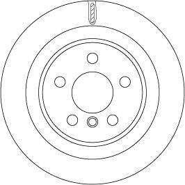 TRW DF6755 FREN DISKI ARKA BMW F40 F52 F44 F45 F46 F48 F49 F39 . MINI F54 F60