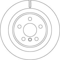 TRW DF6755 FREN DISKI ARKA BMW F40 F52 F44 F45 F46 F48 F49 F39 . MINI F54 F60