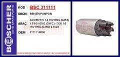 BSC 311111 ACCENT IV 1.4 16V ENG. G4FA 1.6 16V ENG. G4FC - İX35 1.6 16V ENG. G4FD 2.0 GD