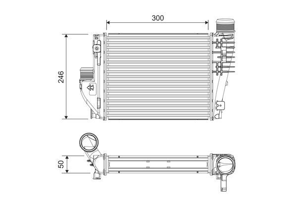 VALEO 818304 INTERCOOLER TURBO RADYATÖRÜ CITROEN JUMPY-SPACETOURER-OPEL ZAFIRA-VIVARO C-TRAVELLER-EXPERT- TOYOTA PROACE AL/BRZ 1.5 DV5 1.6 DV6 2.0 DW10 BlueHDI
