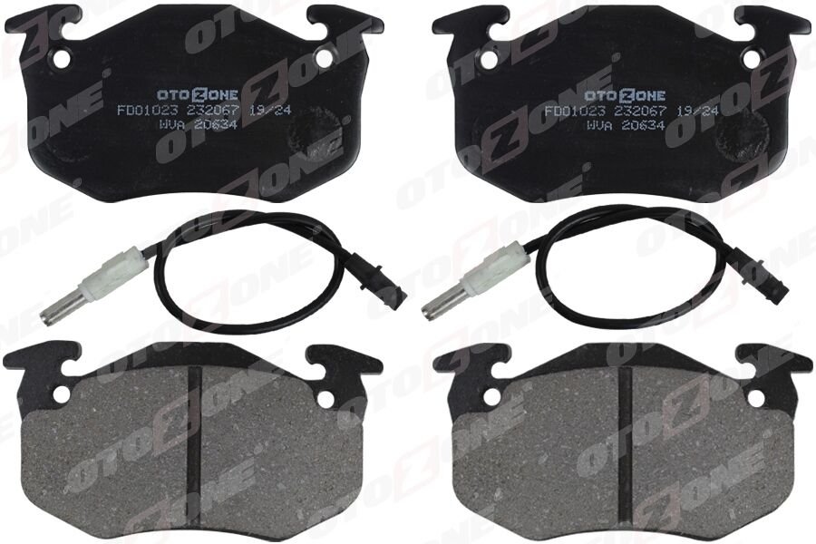 OTOZONE FDO1023 ÖN BALATA RENAULT R5 72>85 CLIO I 91>98 EXPRESS 85>92 TWINGO I 93>07 FİŞLİ