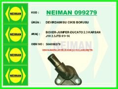 NEIMAN 099279 DEVİRDAİM SU ÇIKIŞ BORUSU BOXER-JUMPER-DUCATO 2.3 KARSAN J10 2.3JTD 01>14