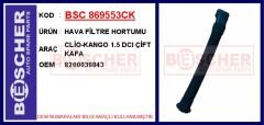 BSC 869553CK HAVA FİLTRE HORTUMU CLİO-KANGO 1.5 DCI ÇİFT KAFA