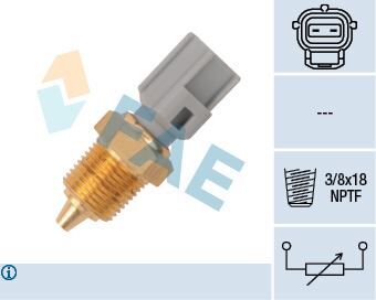 FAE 33425 MOTOR SICAKLIK SENSÖRÜ FORD FOCUS-ESCORT-MONDEO-FİESTA 91> 1.25-1.4-1.6-1.8-2.0 BENZİNLİ TERMOSTAT KAPAĞINA GELEN