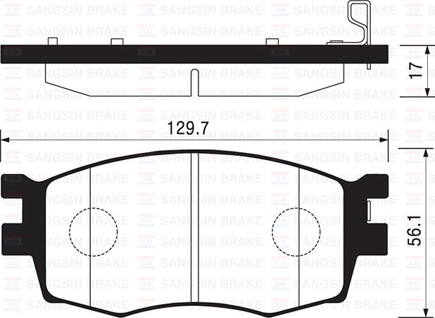 SANGSIN SP1186 ÖN FREN BALATA HYUNDAI ACCENT ERA 1.4L 1.6L benzinli 06-10 1.5L CRDi dizel 06-> / İ20 1.4L D4FC CRDi dizel 08-> / KIA RIO 1.4L 1.6L benzinli 05-> 1.5L CRDİ 06->