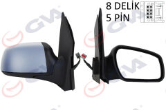 GVA 1037150 DIŞ DİKİZ AYNASI SAĞ FORD FİESTA 05> ELEKTRİKLİ ISITMALI ASTARLI 5PİN 5 FİŞ VM-6312EHPR
