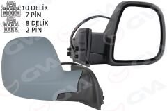 GVA 1029108 DIŞ DİKİZ AYNASI FIAT YENİ DOBLO COMBİ- CARG0 ELEKTRİKLİ ASTARLI REZİSTANSLI OTOMATİK AÇMA KAPAMA SAĞ 23-