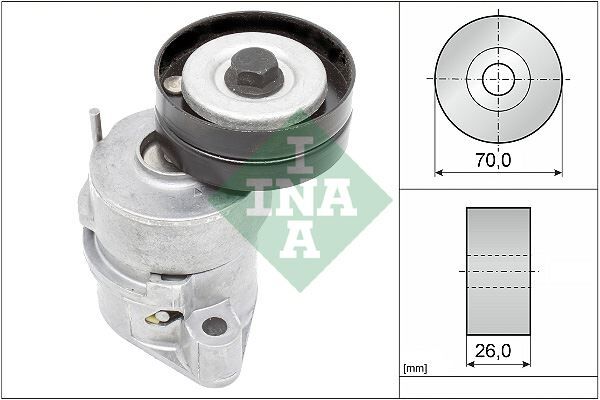 INA 534010230 ALTERNATÖR GERGİ RULMANI KÜTÜKLÜ ASTRA F-COMBO-CORSA -VECTRA A 1.4-1.6-1.4SI-1.4I 16V 70x26x17