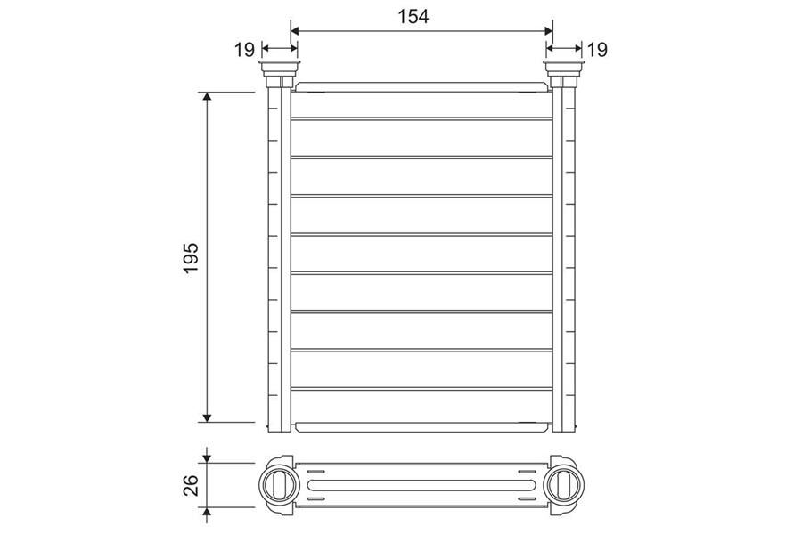 MAHLE AH309000S KALORIFER RADYATORU MERCEDES W176 W246 C117 X117 X156