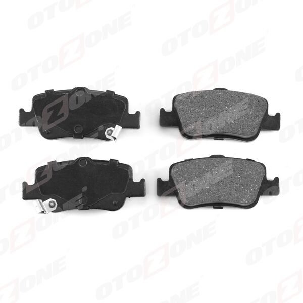 OTOZONE FDA9002-R ARKA FREN BALATA TOYOTA AURIS. COROLLA 1.33L 1.6L 1NR-FE 1ZR-FAE NRE180 ZRE181 ZRE185 12-> 1.4L 1ND-FTV D-4D NDE150 NDE180 07->