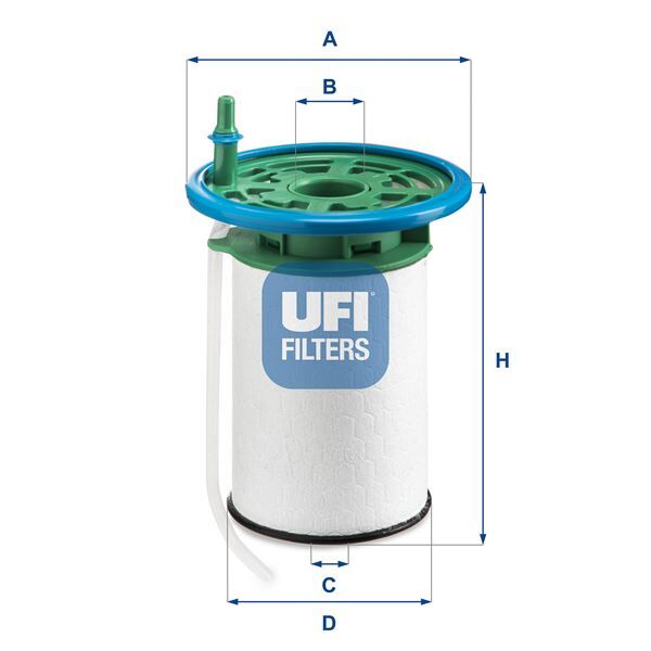 UFI 2605300 YAKIT FİLİTRESİ BOXER-JUMPER 2.0 BLUE HDI 15>